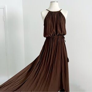 Calypso St. Barth Brown Maxi Dress Sz. M